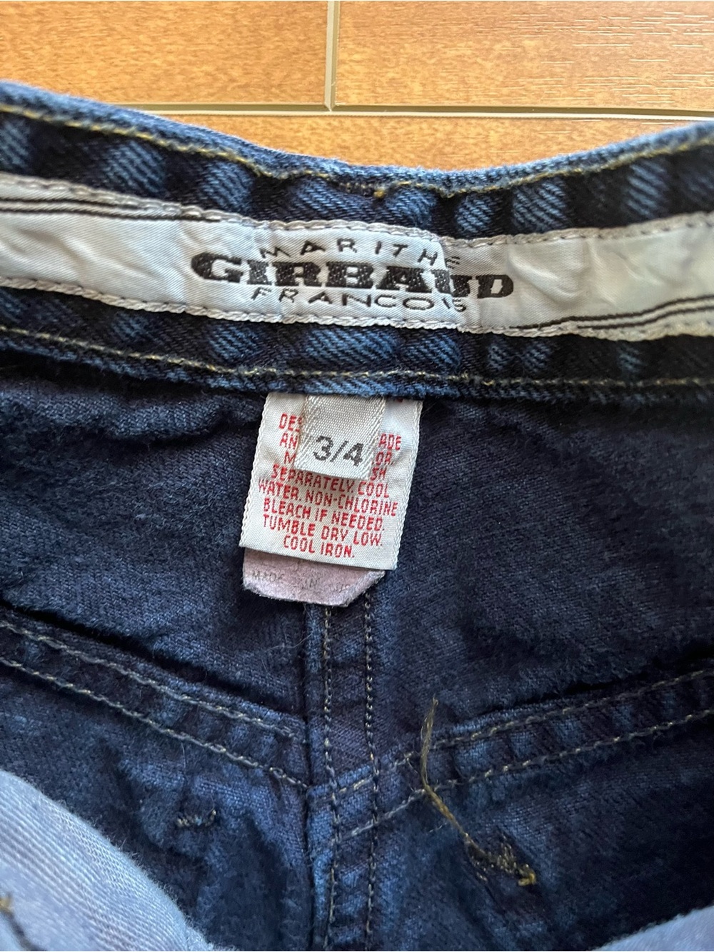 Vintage 90s Marithe Francois Girbaud Women's Jeans in Dark Blue - Picture 5 of 11